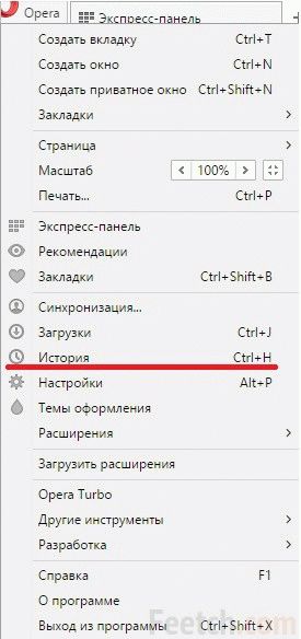 История в Opera