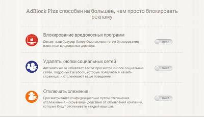 возможности adblock plus