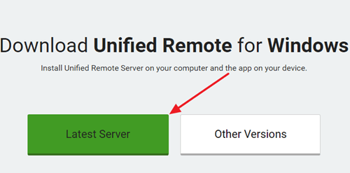загрузка Unified Remote на компьютер