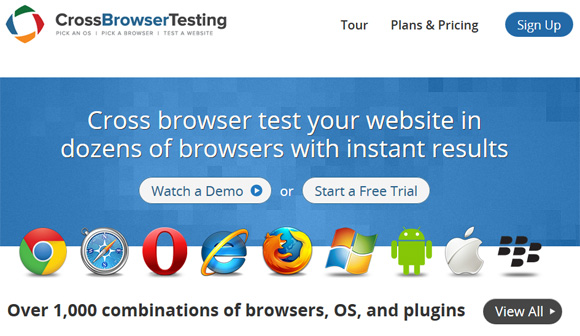 Сервис CrossBrowserTesting