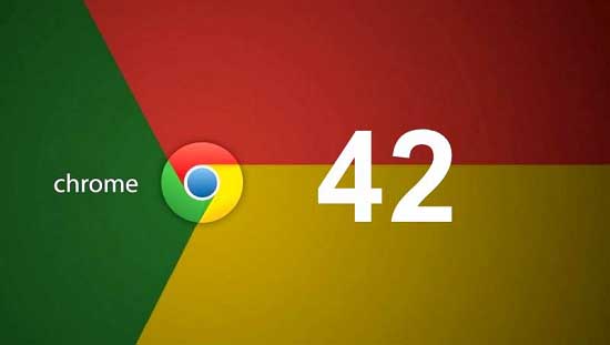 Версия Google Chrome 42