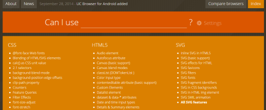 caniuse-mainpage
