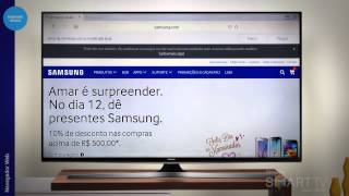 Como usar o Navegador Web - Samsung Smart TV Série J (2015)