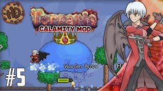 Terraria CALAMITY SUPER-MODDED Let's Play Part 5 | NEW BIOME & KING SLIME! | 1.3.5 Death Mode