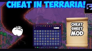 Terraria 1.3 - Cheat Sheet Mod - Spawn Items, Mobs and More!