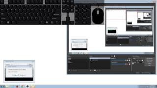 Demostrating display keystroke on OBS browser source