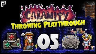 NEW Base, Magic Storage & Crabulon! | Terraria Calamity Mod Throwing Playthrough [Episode 5]