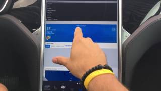 Tesla Model S Web Browser