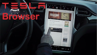 Videos im Tesla Internet-Browser anschauen...