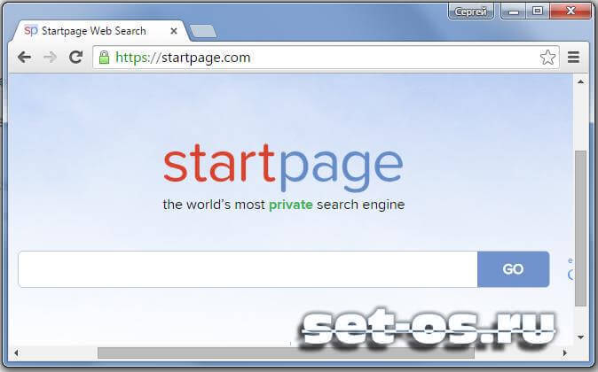 поисковая система StartPage