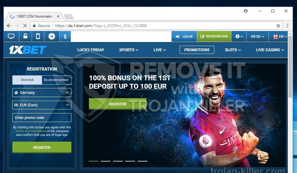 1Вирус XBET