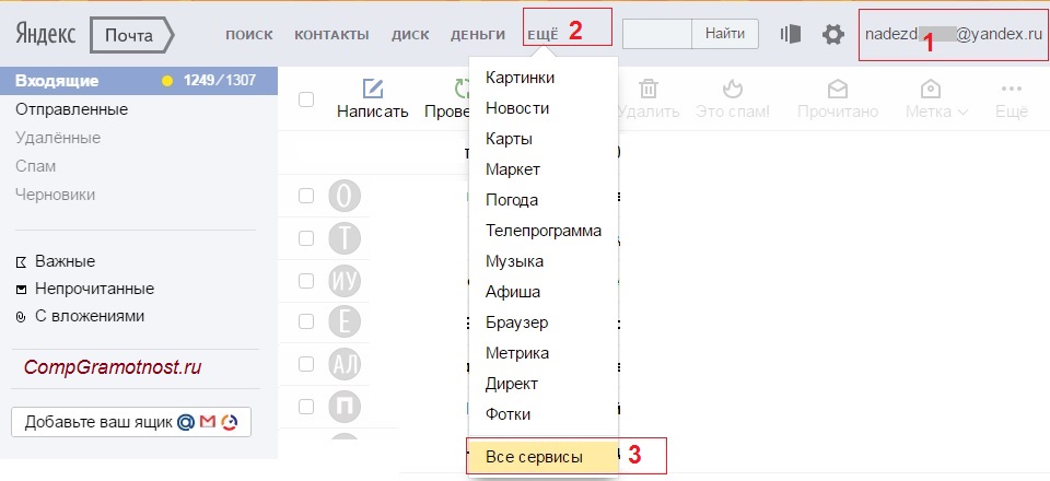 сервисы Яндекса