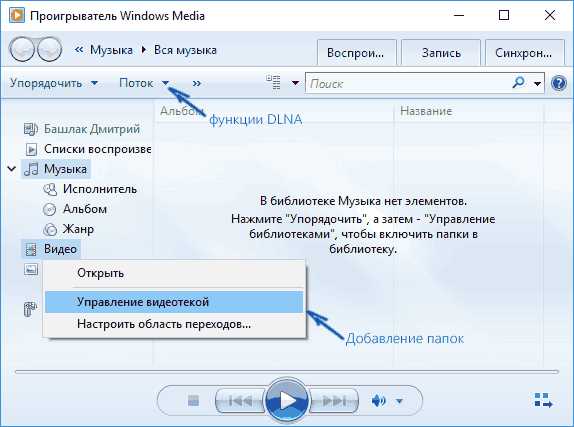 Как отключить потоковую передачу мультимедиа windows 7