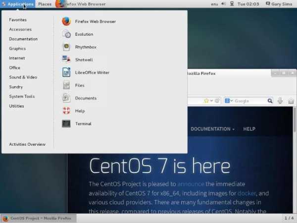 Обзор centos