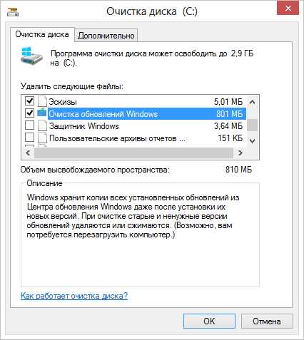 Windows 7 уменьшить папку windows